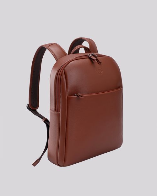 Mochila Macbook em Couro Slim | Madrid